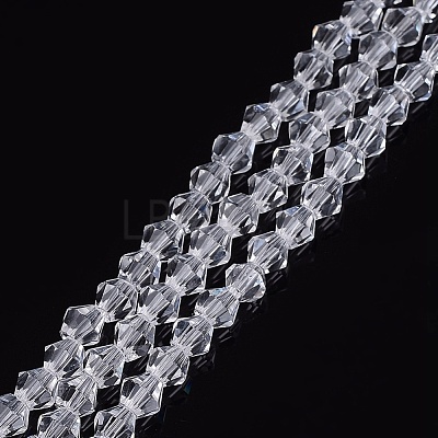 Imitation Austrian Crystal 5301 Bicone Beads GLAA-S026-07-1