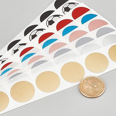 Coated Scratch Off Film Password Sticker DIY-WH0184-42B-1