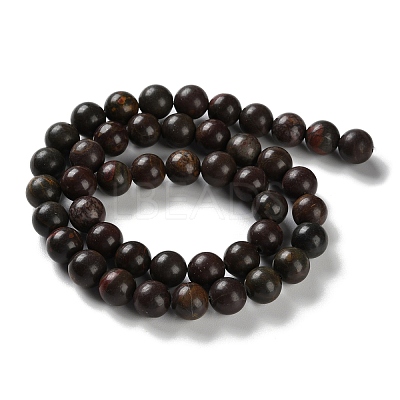 Natural Polychrome Jasper/Picasso Stone/Picasso Jasper Beads Strands G-C160-01-8mm-1