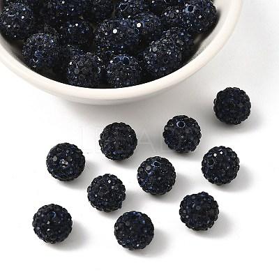 Pave Disco Ball Beads RB-H258-10MM-207-1
