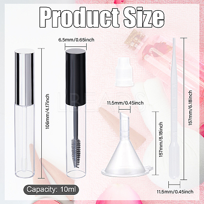 PET Plastic Mascara Empty Bottle MRMJ-GL0001-17-1