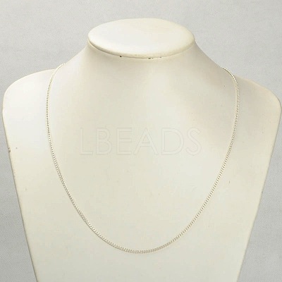 Iron Twisted Chains Necklace Making NJEW-JN00687-1
