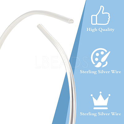 999 Fine Silver Sterling Silver Round Wire STER-BC0002-49B-1