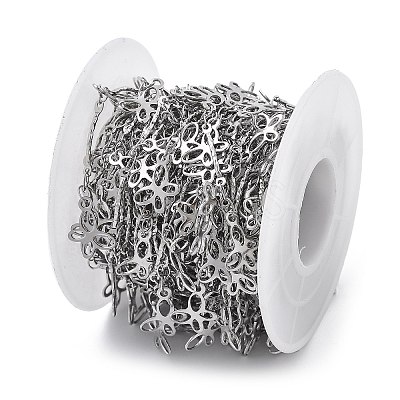 304 Stainless Steel Link Chains CHS-U002-05P-08-1