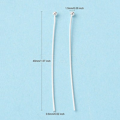 Brass Ball Head Pins LS-X-RP0.6X40mm-S-1