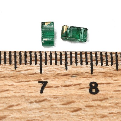 2-Hole Transparent Glass Seed Beads SEED-S023-30B-31-1