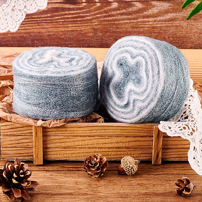 Segment Dyed Knitting Yarn LS-DIY-TAC0033-03A-1