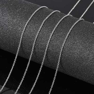 Non-Tarnish 304 Stainless Steel Cable Chains X-CHS-Q001-09-100m-1