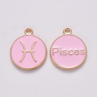 Alloy Enamel Pendants LS-ENAM-S124-01B-09H-1