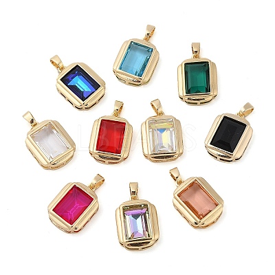 Rack Plating Brass Pendants KK-I710-06-1
