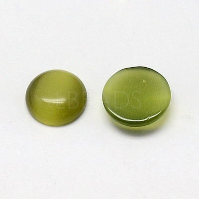 Cat Eye Cabochons CE-J002-8mm-34-1