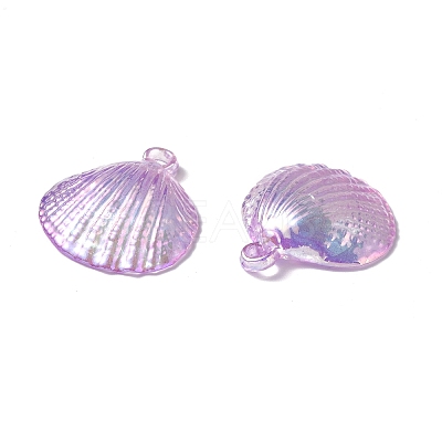 UV Plating Opaque Acrylic Pendants PACR-M003-16A-1
