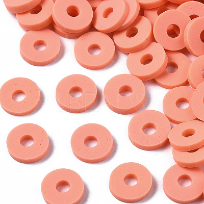 Handmade Polymer Clay Beads CLAY-R067-6.0mm-B19-1