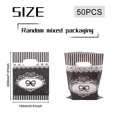 Printed Plastic Bags X-PE-T003-15x20cm-01-1