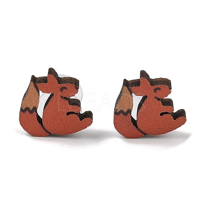 Thanksgiving Stud Earrings Set EJEW-U016-01P-02-1