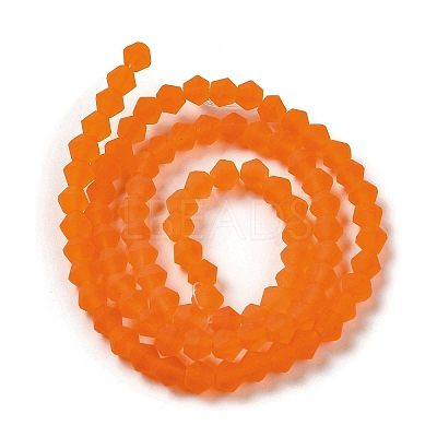 Imitate Austrian Crystal Frosted Glass Beads Strands EGLA-A039-T3mm-MD11-1