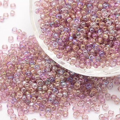 8/0 Round Glass Seed Beads X-SEED-J011-F8-176-1