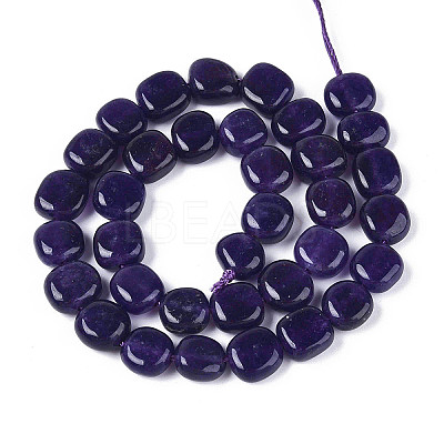 Natural White Jade Beads Strands G-N354-01A-04-1