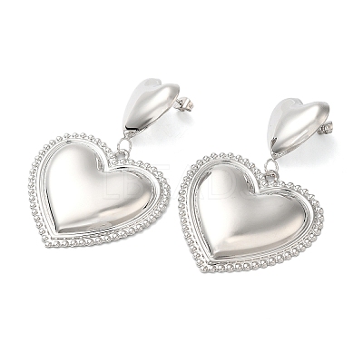 Brass Stud Earrings for Women EJEW-B057-09P-1
