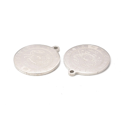 Non-Tarnish 304 Stainless Steel Pendants STAS-A074-03L-P-1