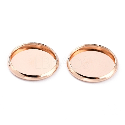 304 Stainless Steel Cabochon Settings STAS-Y001-12D-RG-1