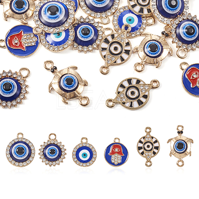 DIY Evil Eye Jewelry Making Finding Kit FIND-TA0002-62-1