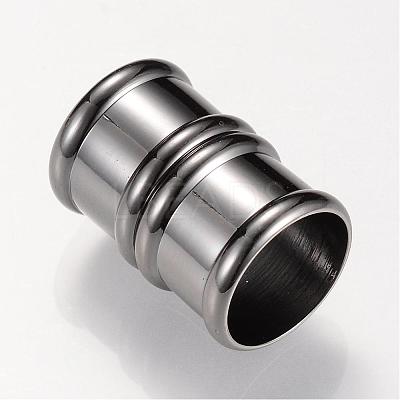 Brass Magnetic Clasps with Glue-in Ends KK-R052-22B-1
