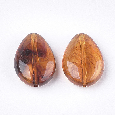 Acrylic Beads X-OACR-S029-030-1