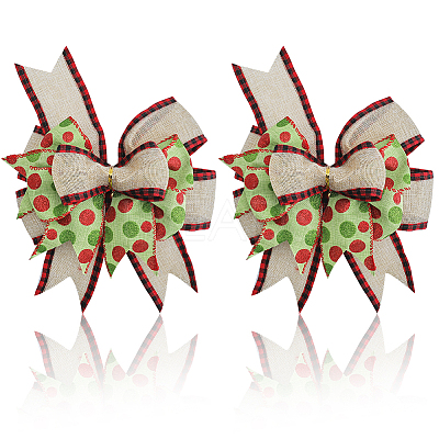 Polyester Big Bowknot FIND-WH0126-414D-1