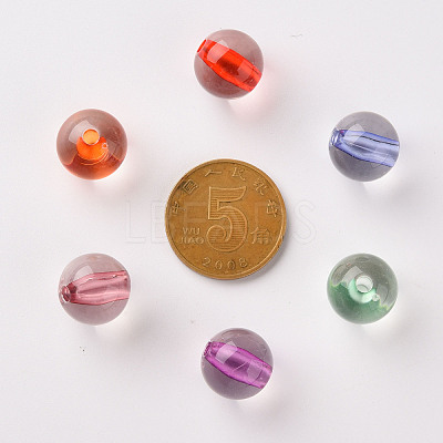 Transparent Acrylic Beads TACR-S154-01A-1