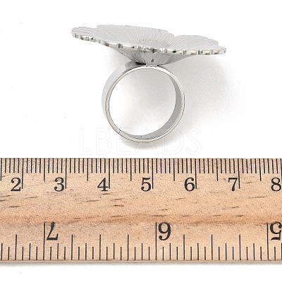 304 Stainless Steel Cuff Rings LS-RJEW-D338-05B-GP-1