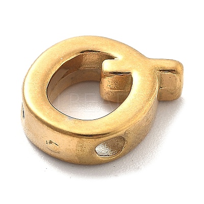Ion Plating(IP) 304 Stainless Steel Charms STAS-R138-07G-Q-1
