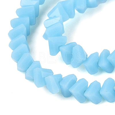 Opaque Glass Beads Strands GLAA-N019-3mm-17-1