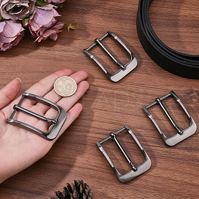 4Pcs Alloy Single Prong Roller Buckles FIND-CL0002-11-1