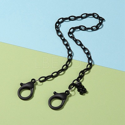 Personalized ABS Plastic Cable Chain Necklaces NJEW-JN03220-09-1