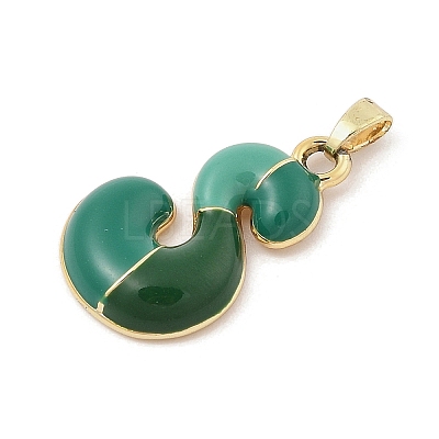 Alloy Enamel Pendants ENAM-S023-01G-S-1