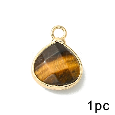 Natural Tiger Eye Pendants G-YW0003-01E-1