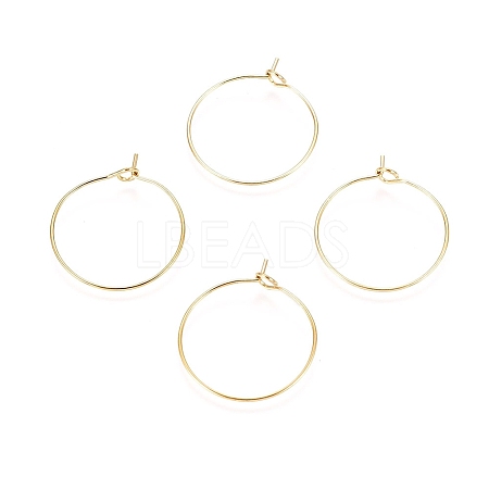 Ion Plating(IP) 316L Surgical Stainless Steel Hoop Earring Findings X-STAS-D164-02G-A-1