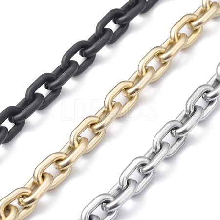 Handmade Spray Painted CCB Cable Chains AJEW-JB00719-1