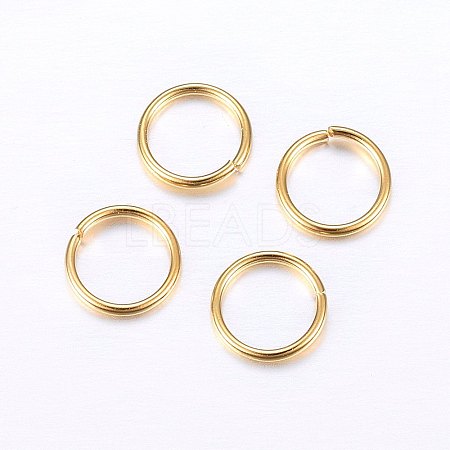 304 Stainless Steel Open Jump Rings LS-X-STAS-O098-01G-12-1