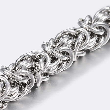 304 Stainless Steel Byzantine Chain STAS-P197-066P-1