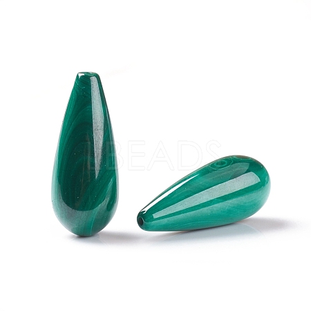 Natural Malachite Beads X-G-E557-14C-1