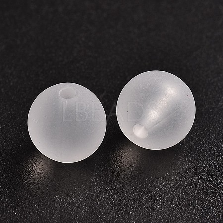 Round Transparent Acrylic Beads PL705-1