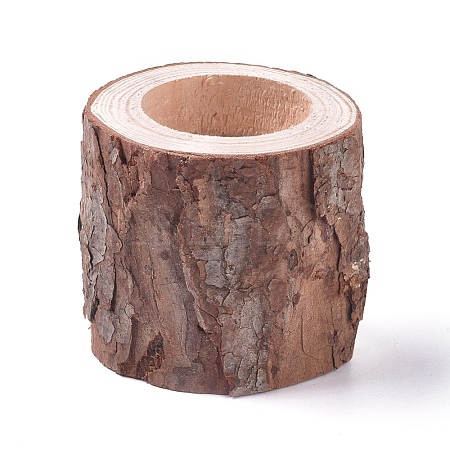 Wood Candle Holders AJEW-WH0109-27A-1