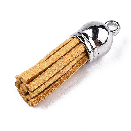 Faux Suede Tassel Pendant Decorations FIND-T002-A48-1