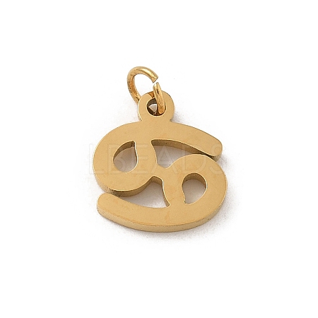 304 Stainless Steel Charms STAS-R001-04G-04-1