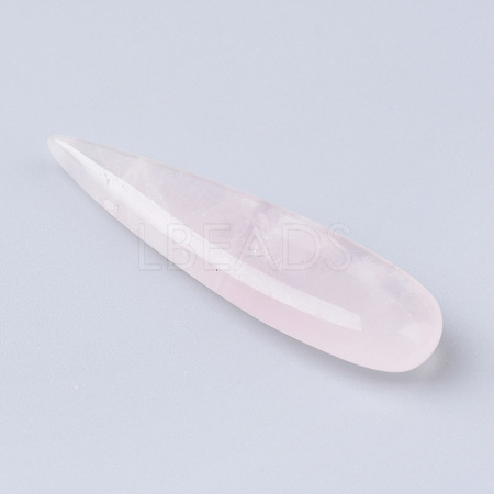 Natural Rose Quartz Pendants X-G-R392-09-1