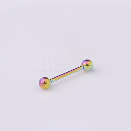 316 Surgical Stainless Steel Tongue Rings WGF0CE1-05-1