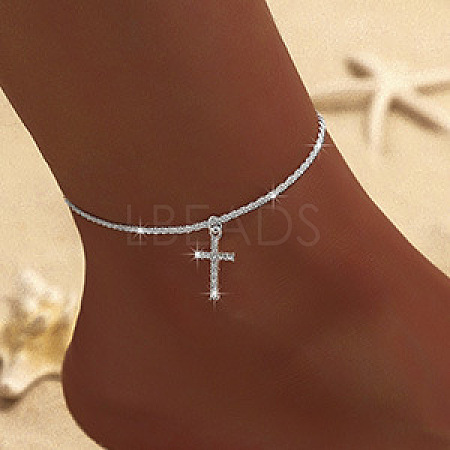Alloy Chain Anklets for Women WGC4CD6-03-1