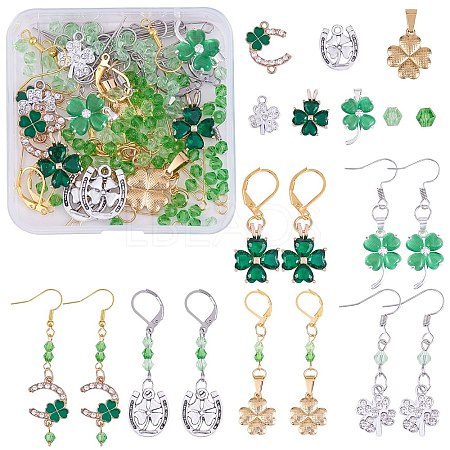 DIY Saint Patrick's Day Earring Making Kit DIY-SZ0009-38-1